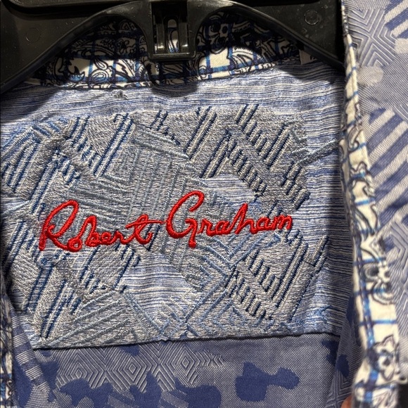 ROBERT GRAHAM button down top - Picture 2 of 7